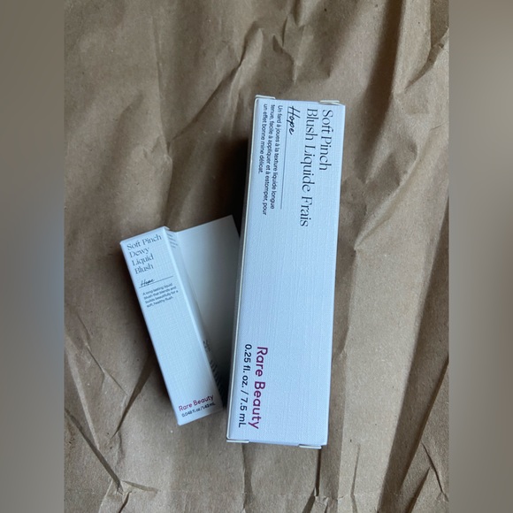 Rare Beauty Other - NEW Rare Beauty Soft Pinch Liquid Blush and Sample in Hope  nude mauve
